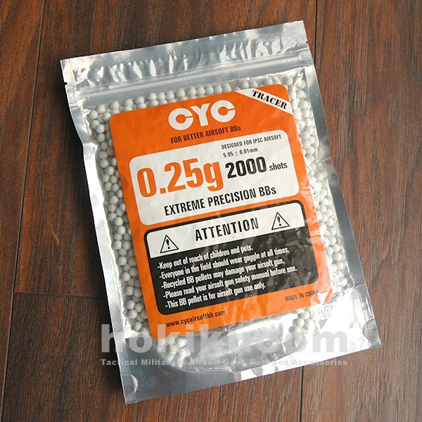 BB TRACER CYC 0.25 g / 0,25 g 2000rds 6mm