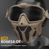 Emerson Tactical Airsoft Full Face Mask with Fan Anti Fogging Goggle