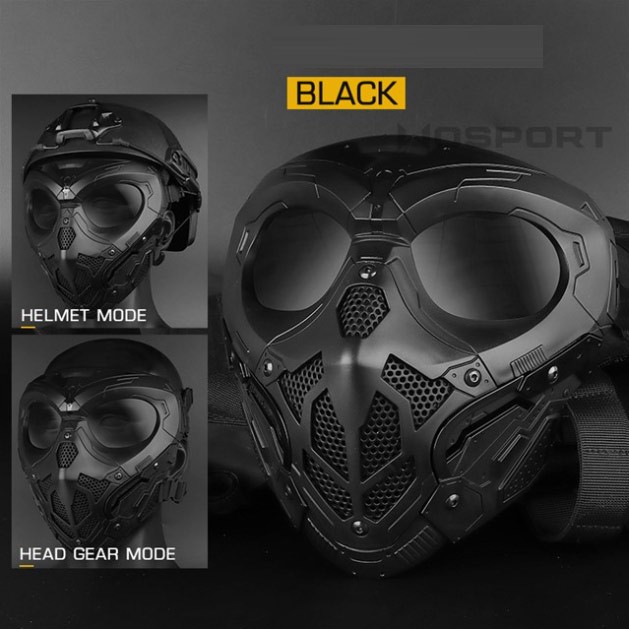 Wosport Full Face Lurker Mask For Tactical Helmet Masker Airsoft - Image 5