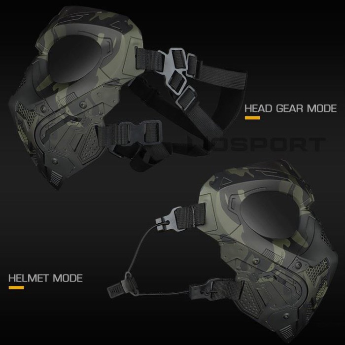Wosport Full Face Lurker Mask For Tactical Helmet Masker Airsoft - Image 7