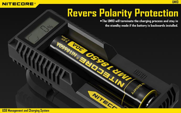 NITECORE Universal USB 1Slot Battery Charger - UM10 - Image 5