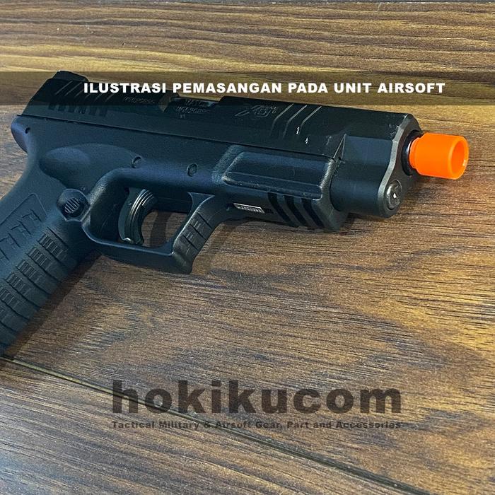 Flashhider Orange Tip 11mm CW GBB AEG WGB WGG - Image 4