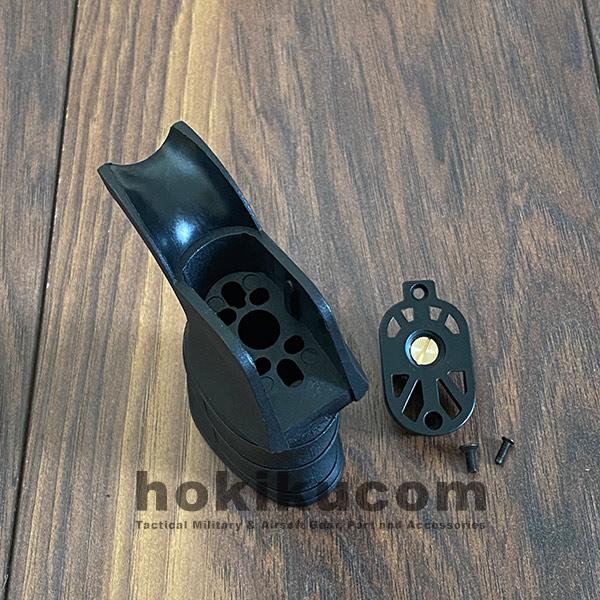 Grip M4 AEG G27 Style with Heatsink / Tutup Dinamo - Image 3