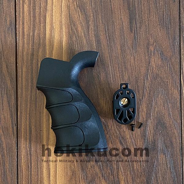 Grip M4 AEG G27 Style with Heatsink / Tutup Dinamo - Image 4