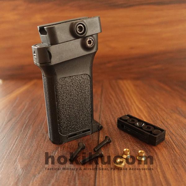 BD Vertical Grip 3 System Tilt for Keymod Mlok Rail AEG GBBR