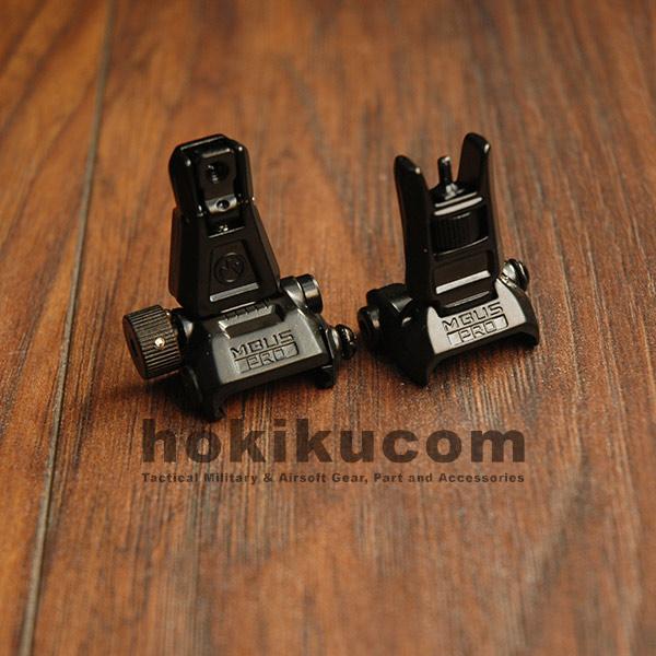 Pisir MBUS Pro Metal Front Rear Sight Picatinny AEG GBB