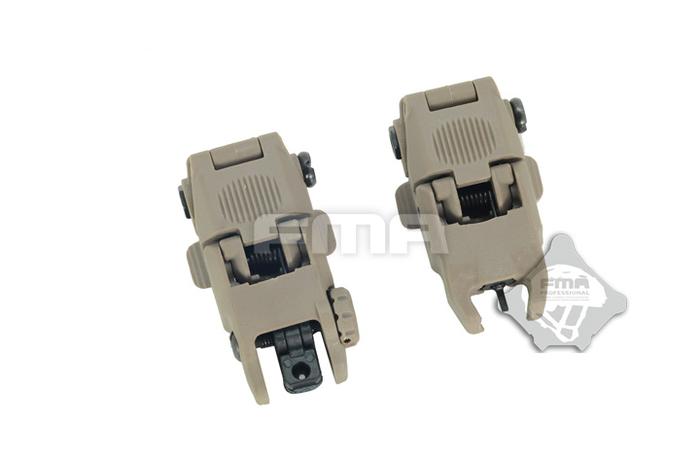 Pisir Lipat Foldable Front Rear Sight FMA FBUS MBUS Gen 2 - Image 3
